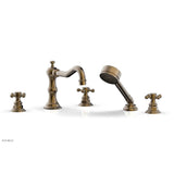 Phylrich - Deck Tub Set W/ Hs - Antique Brass
