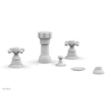 Phylrich - Four Hole Bidet Set - Satin White
