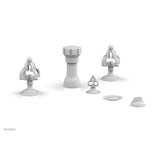 Phylrich - Four Hole Bidet Set - Satin White