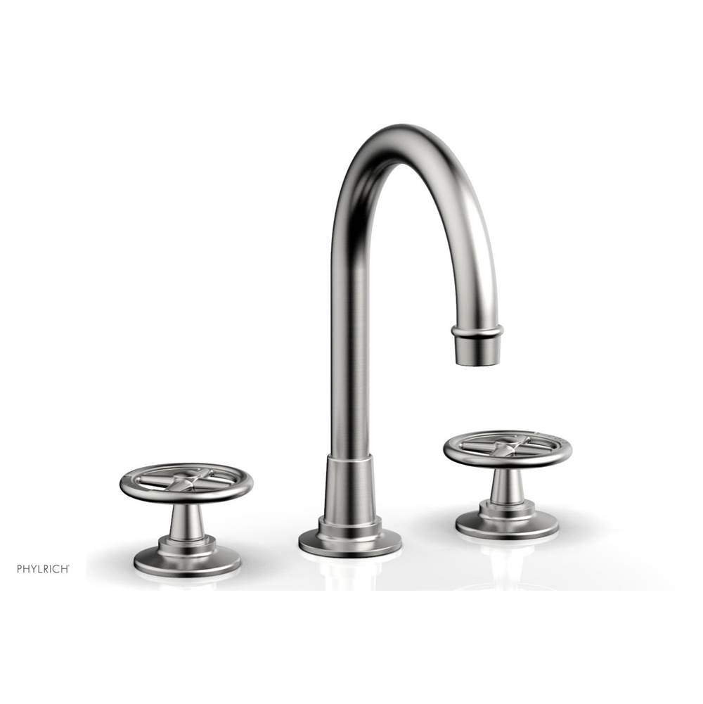 Phylrich - Ws Faucet Works, Arched Spt, Cross Handles - Satin chrome