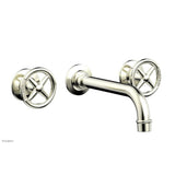 Phylrich - Wall Tub Set Works, Cross Handle - Satin Nickel