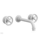 Phylrich - Wall Tub Set Works, Cross Handle - Satin White