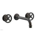 Phylrich - Wall Tub Set Works, Cross Handle - Old Rubbed Bronze