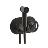 Phylrich - Wall Mounted Bidet Set Works, Cross Handle - Old Rubbed Bronze