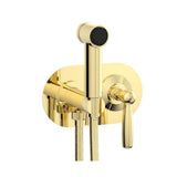 Phylrich - Wall Mounted Bidet Set Works, Lever Handle - Polished Brass