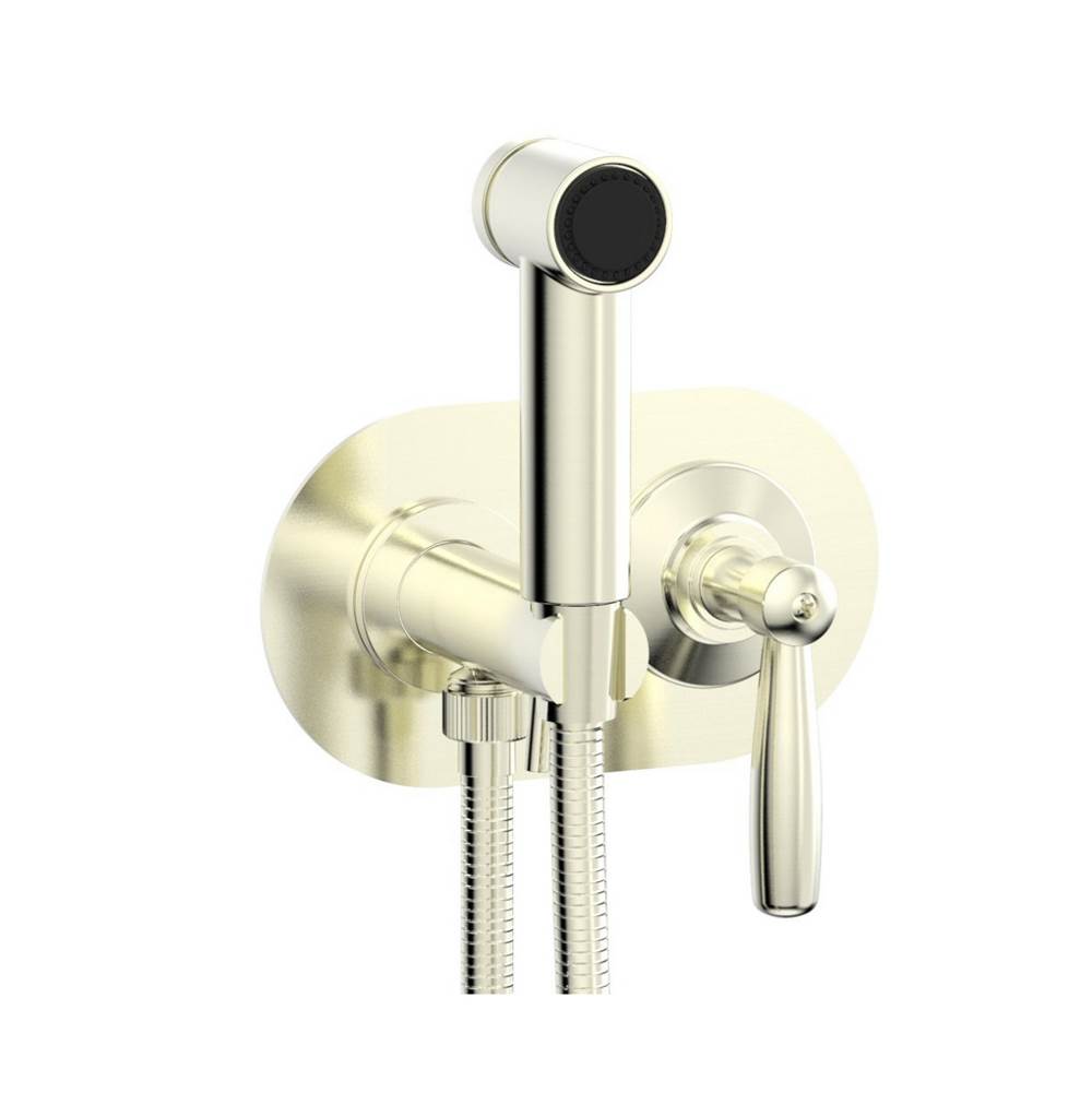 Phylrich - Wall Mounted Bidet Set Works, Lever Handle - Satin Nickel