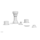 Phylrich - 4 Hole Bidet Smth Hdl - Satin White