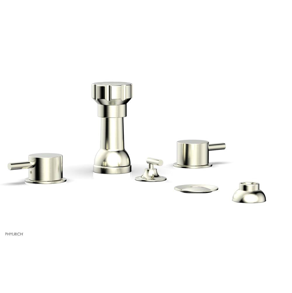 Phylrich - 4 Hole Bidet Lever Hdl - Satin Nickel