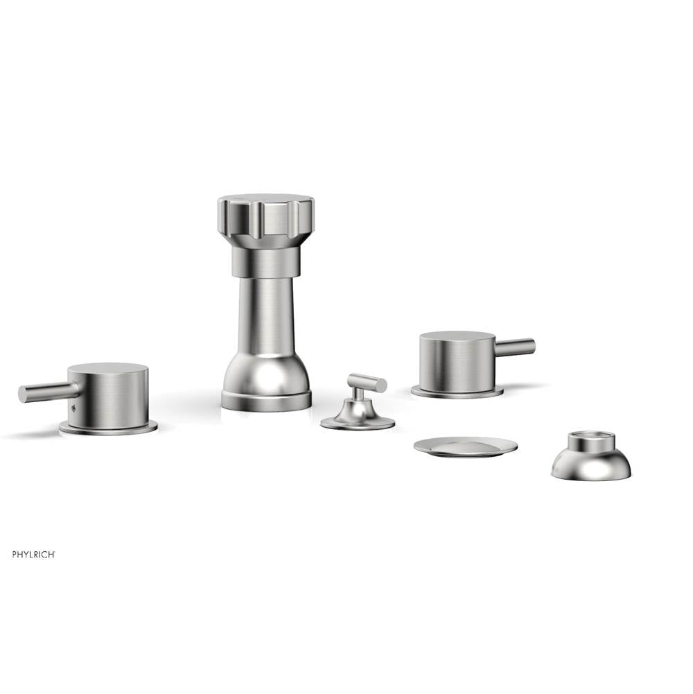 Phylrich - 4 Hole Bidet Lever Hdl - Satin chrome