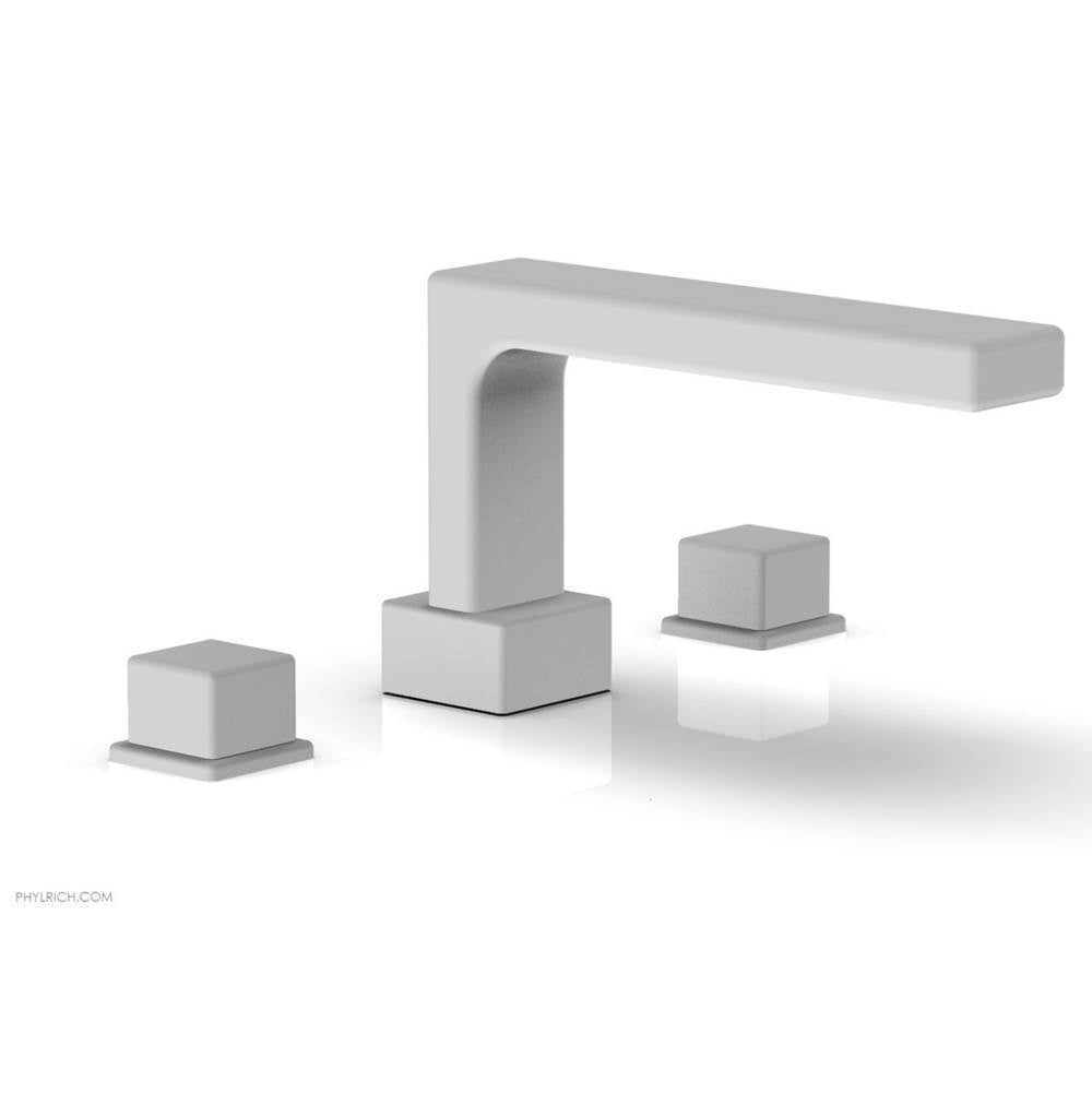 Phylrich - Deck Tub Set To Cube - Satin White