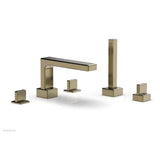 Phylrich - Deck Tub W H/S, Blade - Antique Brass