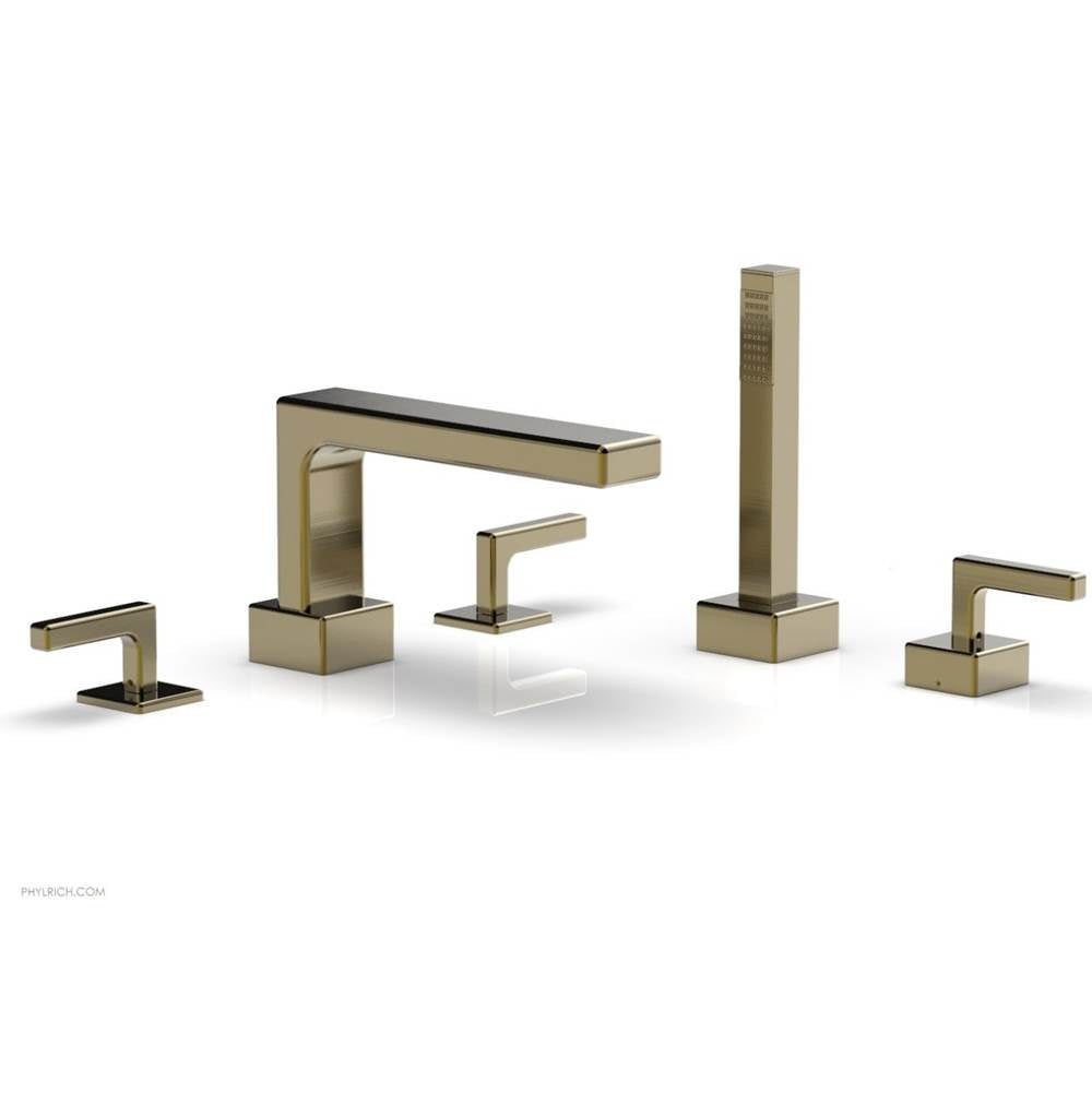 Phylrich - Deck Tub W H/S, Lever - Antique Brass