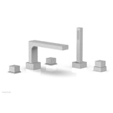 Phylrich - Deck Tub W H/S, Cube - Satin White