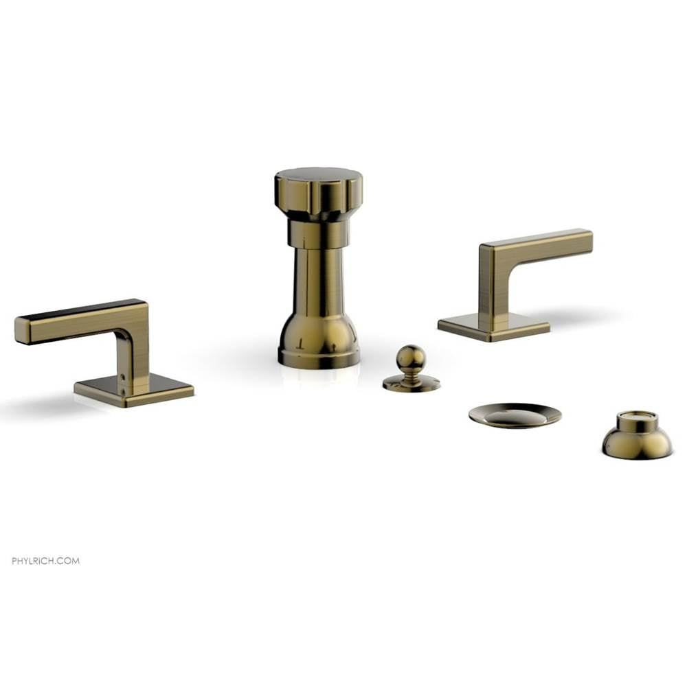 Phylrich - 4 Hole Bidet Lever Hdl - Antique Brass