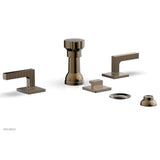 Phylrich - 4 Hole Bidet Set, Lever - Antique Brass