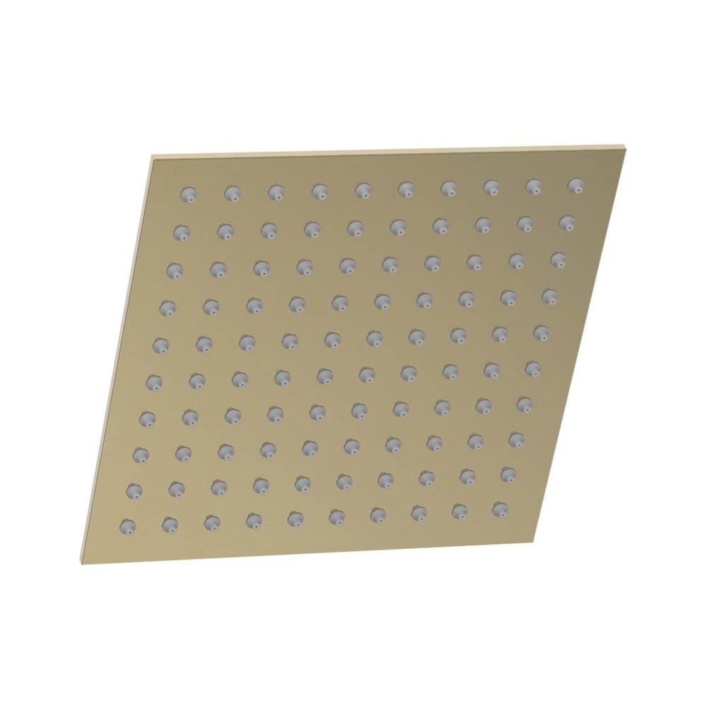 Phylrich - Sq Shwr Head 8'' X 8'' - Polished Brass Uncoated