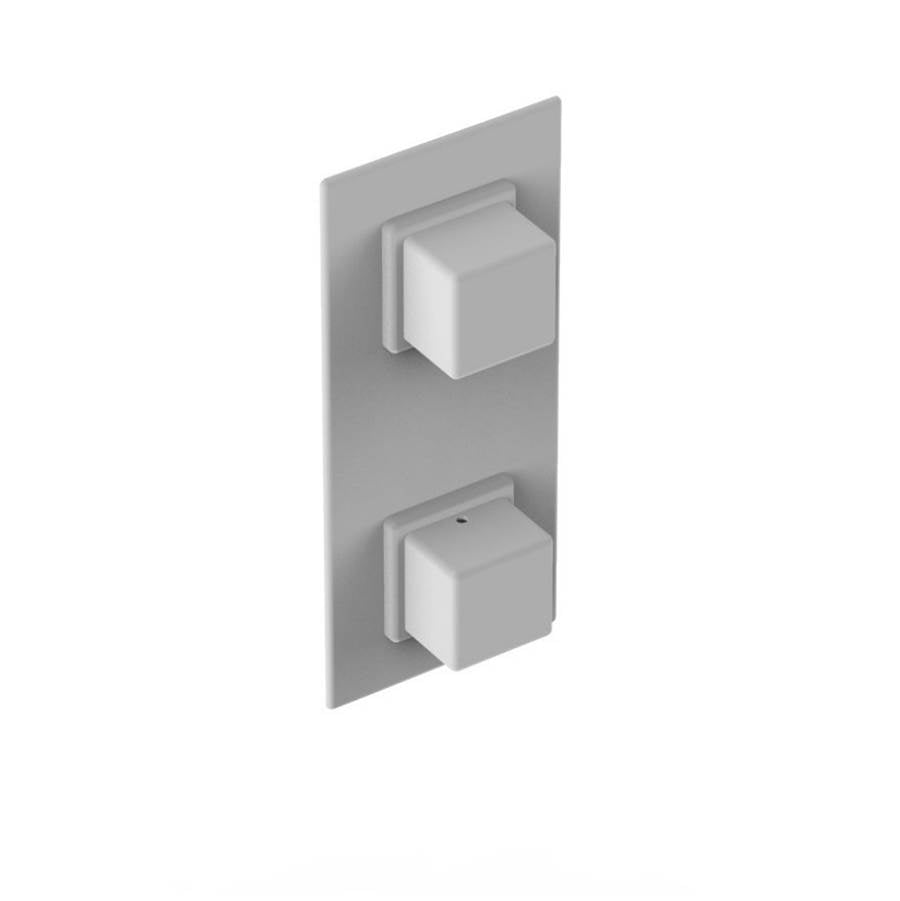 Phylrich - 1/2'' Mini Therm Cub Hdl To - Satin White