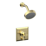 Phylrich - Pb Shwr & Div, To Cr Hdl - Polished Brass Uncoated