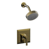 Phylrich - Pb Shwr & Div, To Lv Hdl - Antique Brass