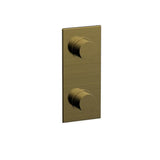 Phylrich - 1/2'' Mini Therm W Vol/Div - Antique Brass