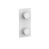 Phylrich - 1/2'' Mini Therm W Vol/Div - Satin White