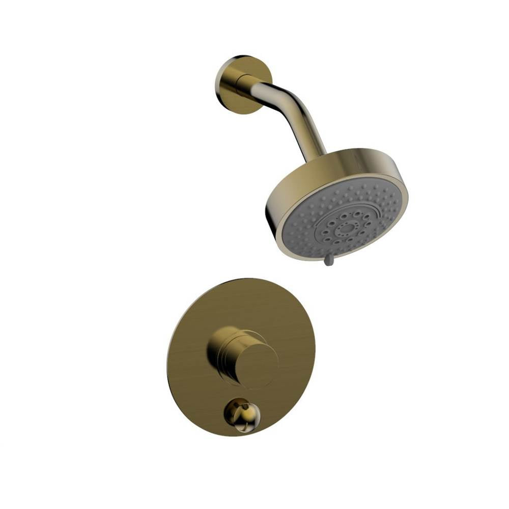 Phylrich - Pb Shower & Div Set - Antique Brass