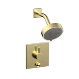 Phylrich - Pb Shower & Div Set - Polished Brass Uncoated
