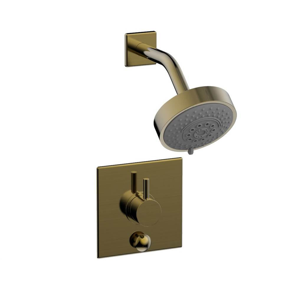 Phylrich - Pb Shower & Div Set - Antique Brass