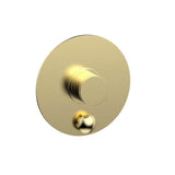 Phylrich - Pb Shower Plate - Polished Brass Uncoated
