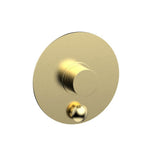 Phylrich - Pb Shower Plate W/ D - Polished Brass Uncoated