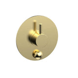 Phylrich - Pb Shower Plate W/ D - Polished Brass Uncoated