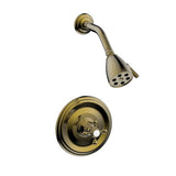 Phylrich - Pb Shwr To, Cross Hdl - Antique Brass