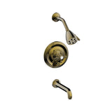 Phylrich - Pb T/Shwr To, Cross Hdl - Antique Brass