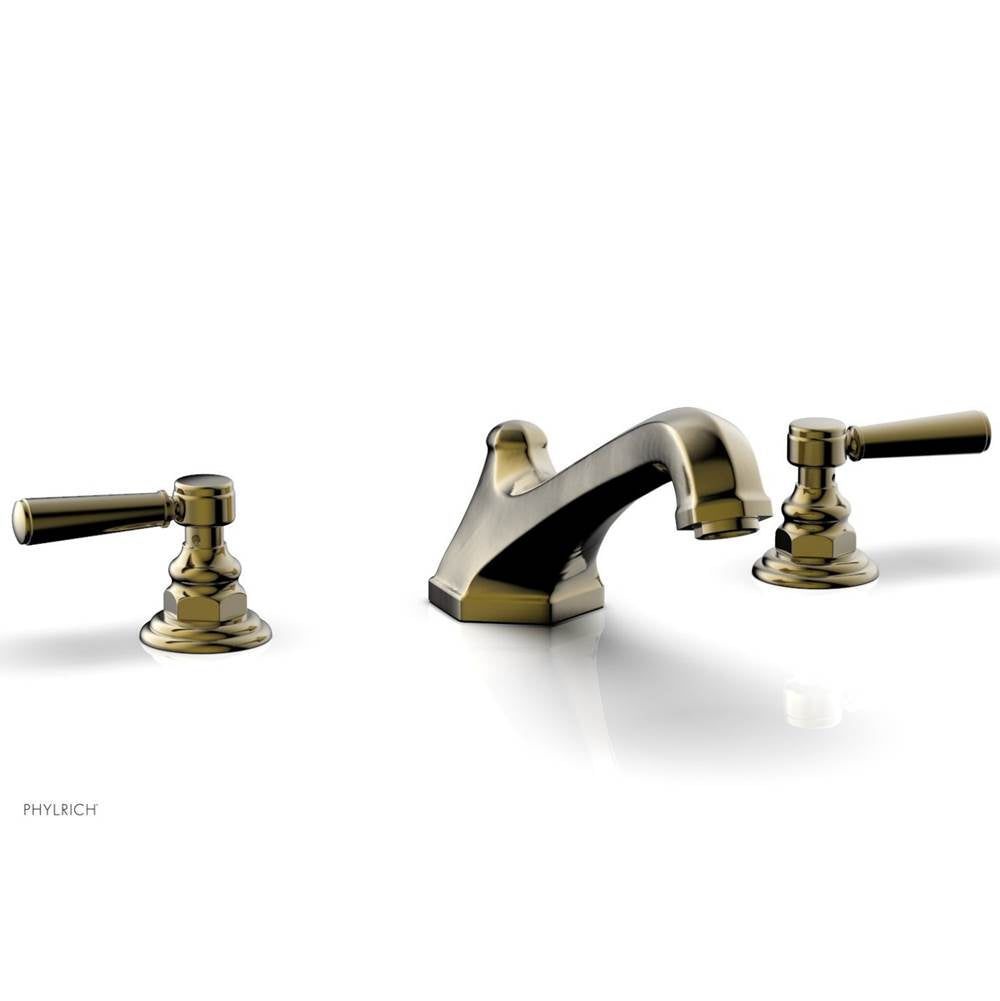 Phylrich - Deck Tub Set To Lv Hdl - Antique Brass