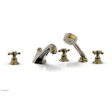 Phylrich - Deck Tub W/Hs To Cr Hdl - Antique Brass