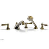 Phylrich - Deck Tub W/Hs To Cr Hdl - Antique Brass