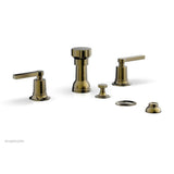 Phylrich - 4 Hole Bidet, Lever Hdl - Antique Brass