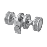 Phylrich - Georgian Door Knob W Priv Bolt - Old English Brass