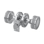Phylrich - Georgian Door Knob W Priv Bolt - Old English Brass