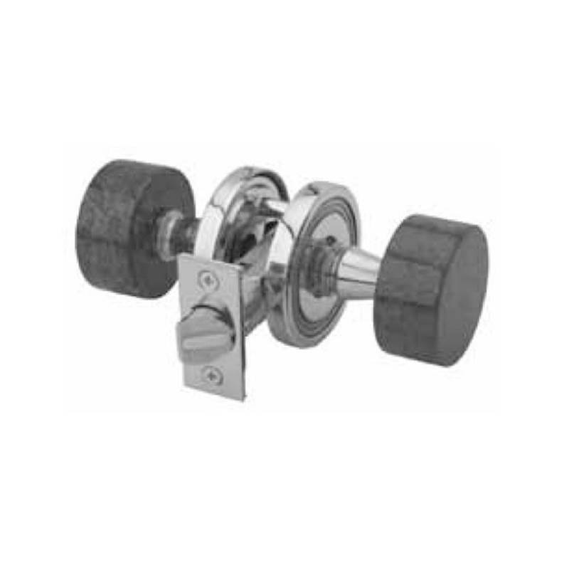 Phylrich - Grn Mrbl Door Knob & Rose - Satin White