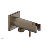 Phylrich - Hand Shower Outlet Supply and Holder - Old English Brass