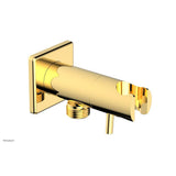 Phylrich - Hand Shower Outlet Supply and Holder - Polished Gold