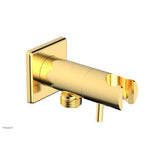 Phylrich - Hand Shower Outlet Supply and Holder - Satin Gold