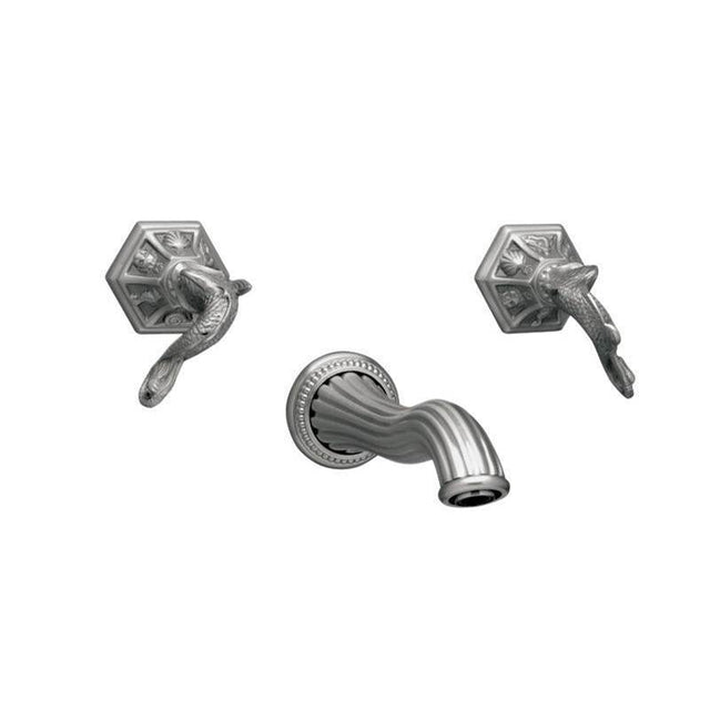 Phylrich - DOLPHIN Wall Lavatory Set WL101 - Old English Brass