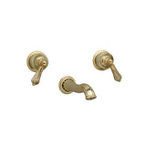 Phylrich - VERSAILLES Wall Lavatory Set WL240 - Old English Brass
