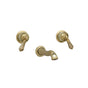 Phylrich - VERSAILLES Wall Lavatory Set WL240 - Old English Brass