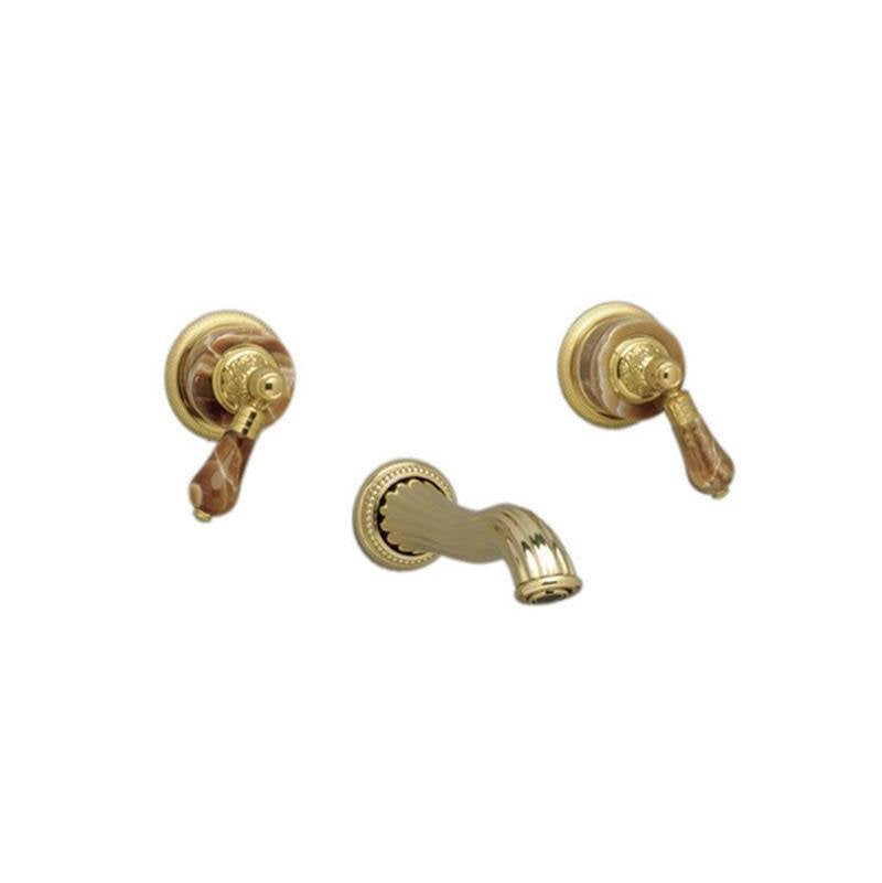 Phylrich - VERSAILLES Wall Lavatory Set WL241 - Old English Brass