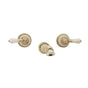 Phylrich - VERSAILLES Wall Lavatory Set WL243 - Old English Brass