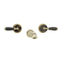 Phylrich - VALENCIA Wall Lavatory Set WL338C - Old English Brass