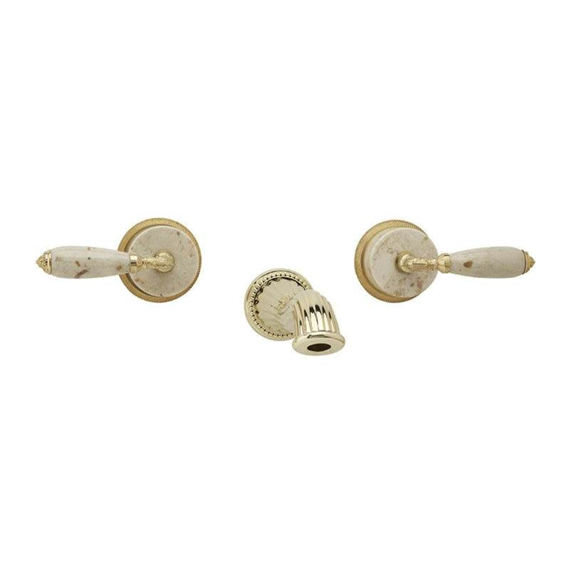 Phylrich - VALENCIA Wall Lavatory Set WL338D - Old English Brass